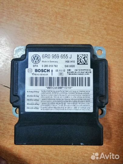 Блок SRS airbag VW polo 2010