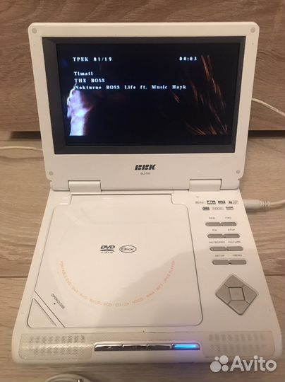 Портативный dvd плеер bbk