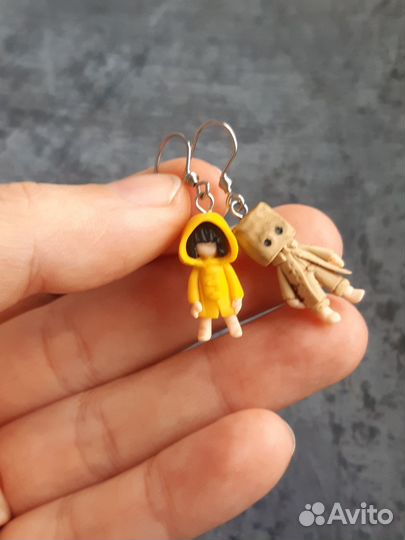 Серьги little nightmares