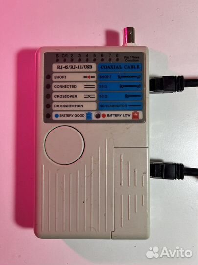 Тестер для витой пары 4в1 RJ45/RJ11/BNC/USB ITK