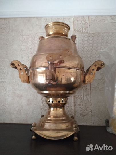 Угольный самовар на дровах 3л 