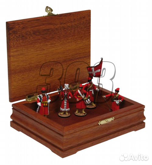 Оловянная миниатюра в шкатулке Стрельцы (5 (4557)