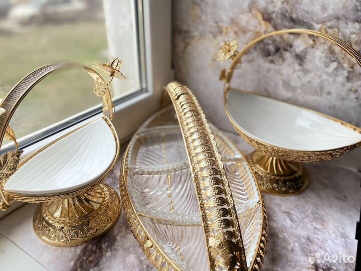 Набор посуды для сервировки, конфетницы