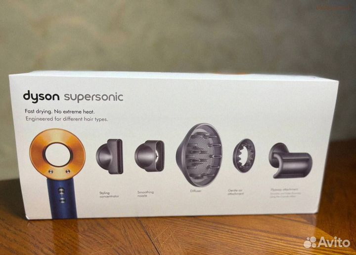 Dyson Supersonic «1к1» HD08 Малайзия Синий-Медь