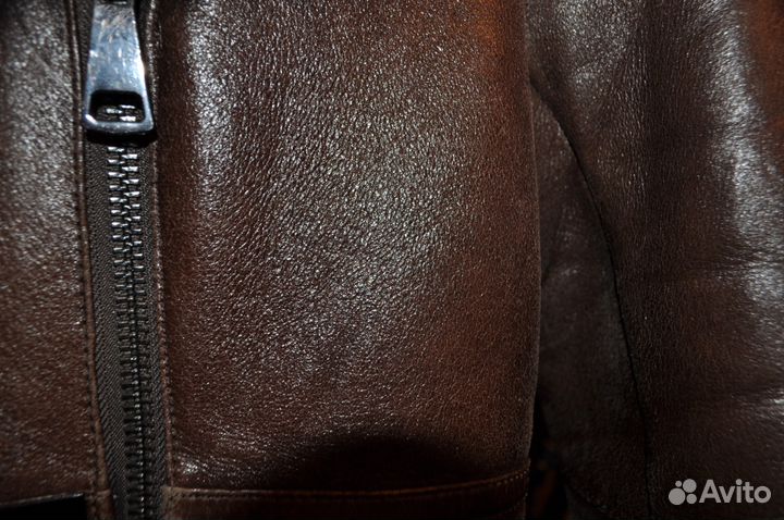 Искусственная дублёнка с капюшоном