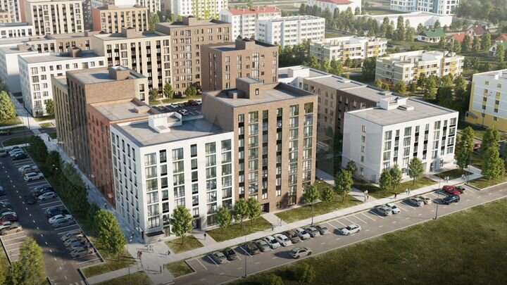 1-к. квартира, 43 м², 1/5 эт.