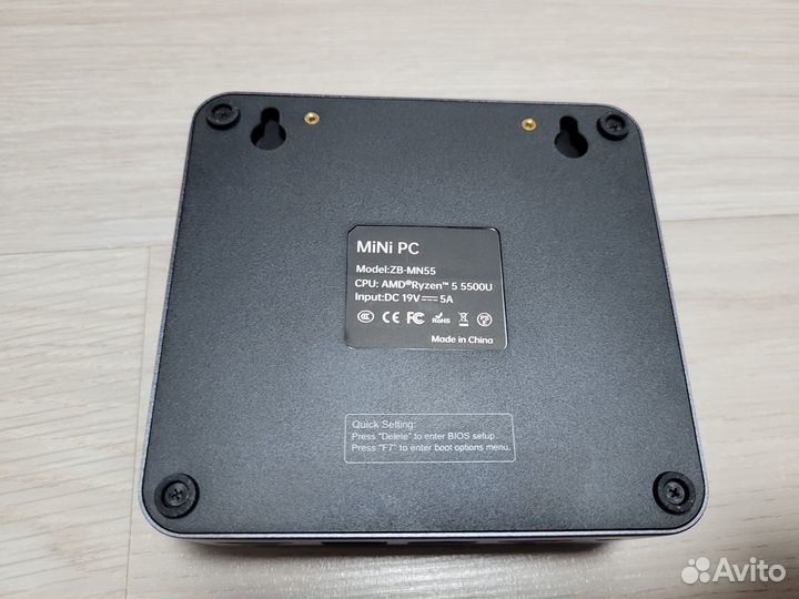 Новый мини пк Ryzen 5 5500U 16/512 Гб