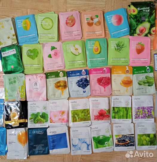 Тканевые маски, патчи и маски для губ