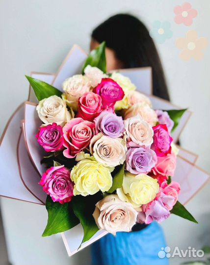 101 Роза цветы доставка 25 51 101 Роза