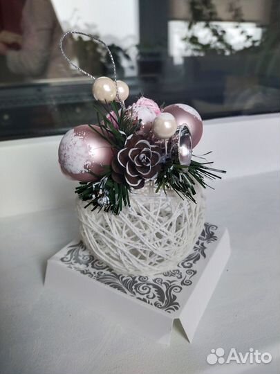 Новогодние игрушки, ёлочные шарики ручной работы