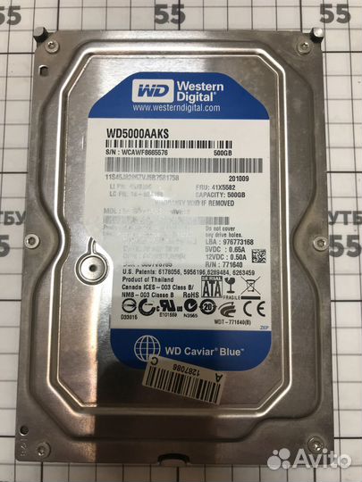 Жесткий диск WD на 500 Гб для компьютера