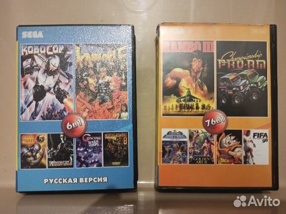 Картриджи Sega