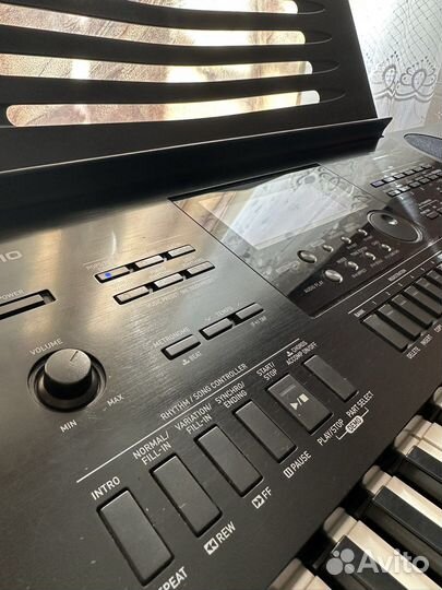 Синтезатор casio wk 7600+ стойка athletic