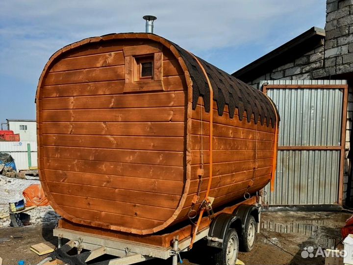 Бани-бочки квадро в наличии