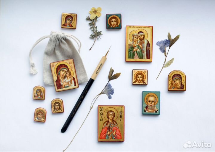 Миниатюра рукописная икона