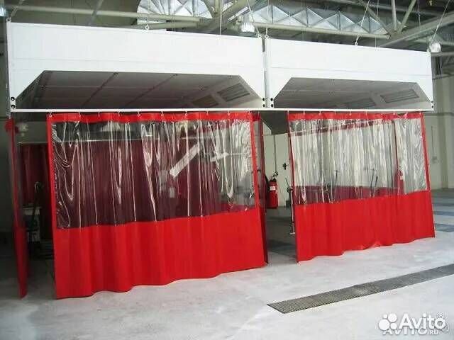 Шторы для мойки Промышленные шторы