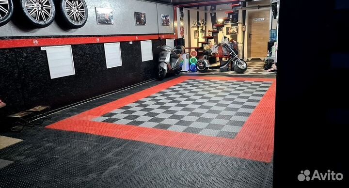 Плитка пвх в гараж
