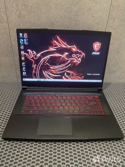Игровой MSI GF65 i5/RTX 3060/16гб/SSD 512