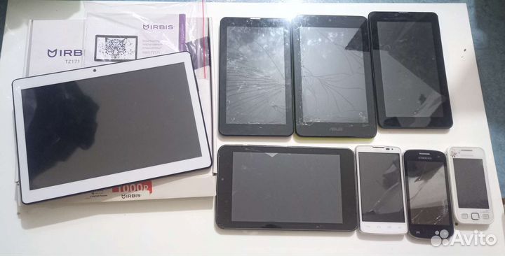 Продам планшеты и телефоны на запчасти