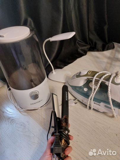 Утюг Vitek Увлажнитель Утюжок выпрямитель волос