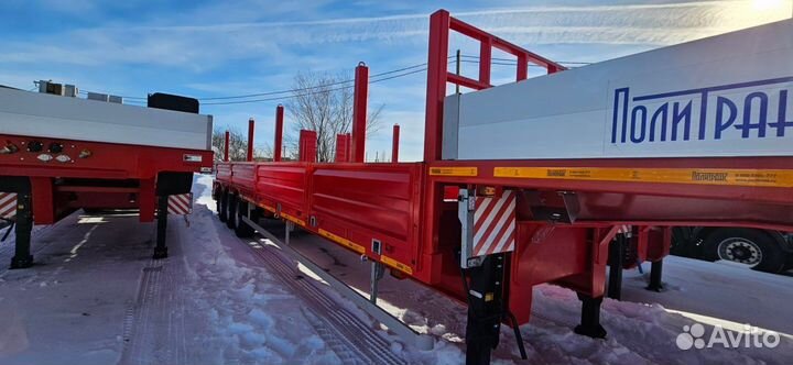 Полуприцеп трал (тяжеловоз) Политранс ТСП 94163, 2024
