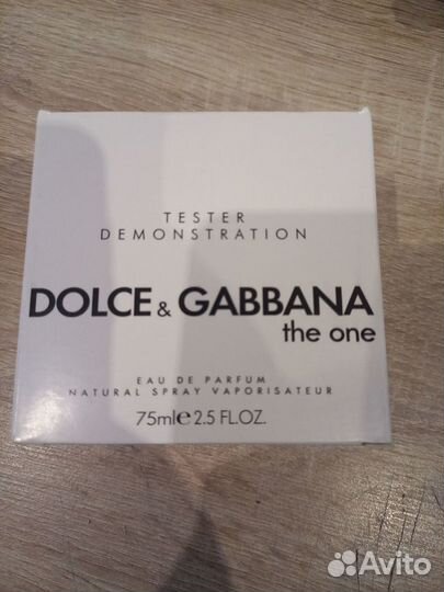 Dolce & Gabbana The One For Woman 75ml Тестер