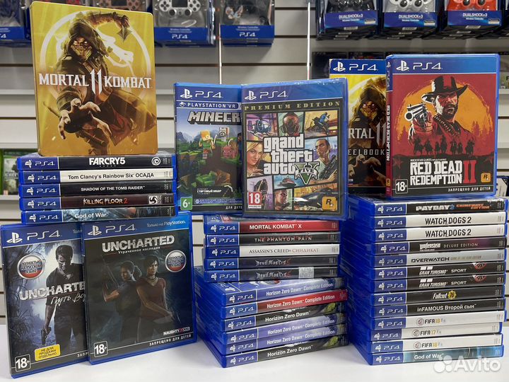 Игры для Sony PlayStation 4 Ps4 Пс4 диски подписка