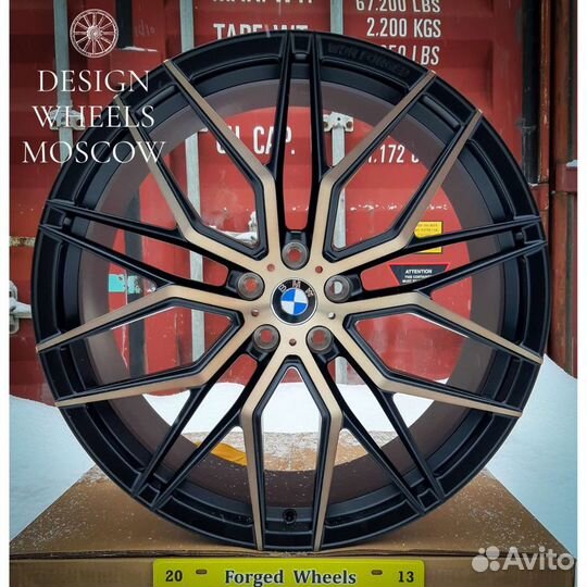 Кованые диски R21 на BMW X5 X6 X7 X5M X6M