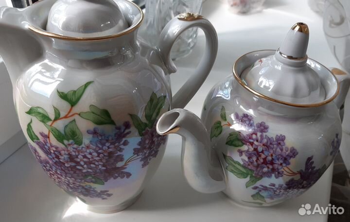 Дулевский фарфор, чайно-кофейный сервиз