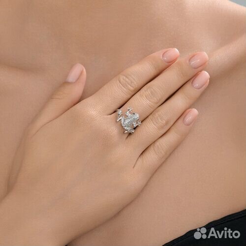 Кольцо sokolov из серебра, 94014423, р.18,5