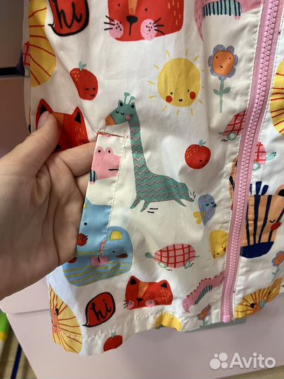 Ветровка дождевик для девочки Next