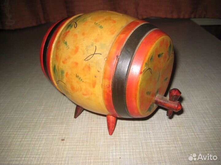 Бочонок-копилка расписная