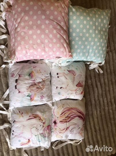 Бортики на кроватку