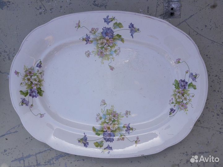 Блюдо (тарелка) большое Кузнецов