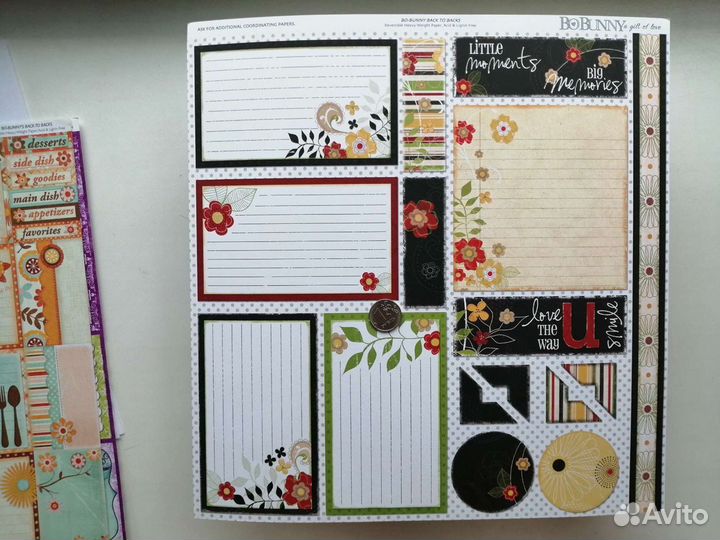 Бумага (карточки) для скрапбукинга BoBunny