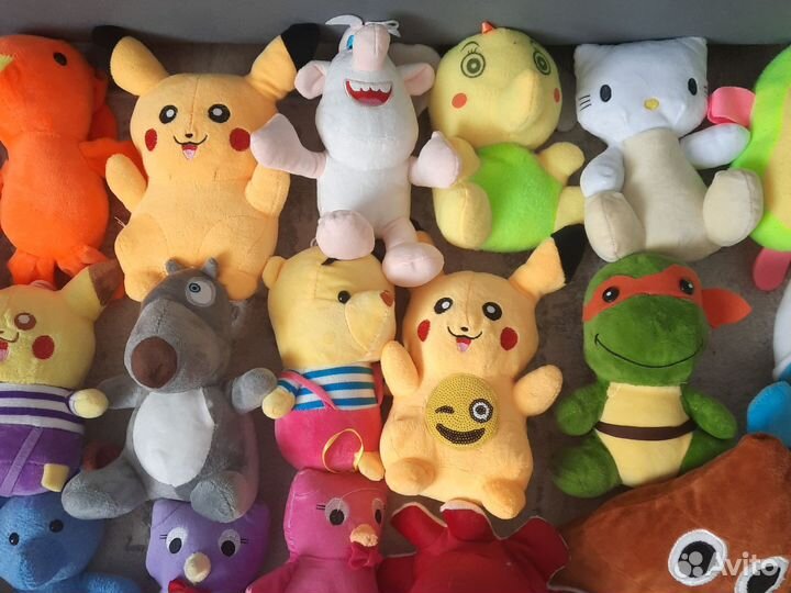 Мягкие игрушки пакетом новые