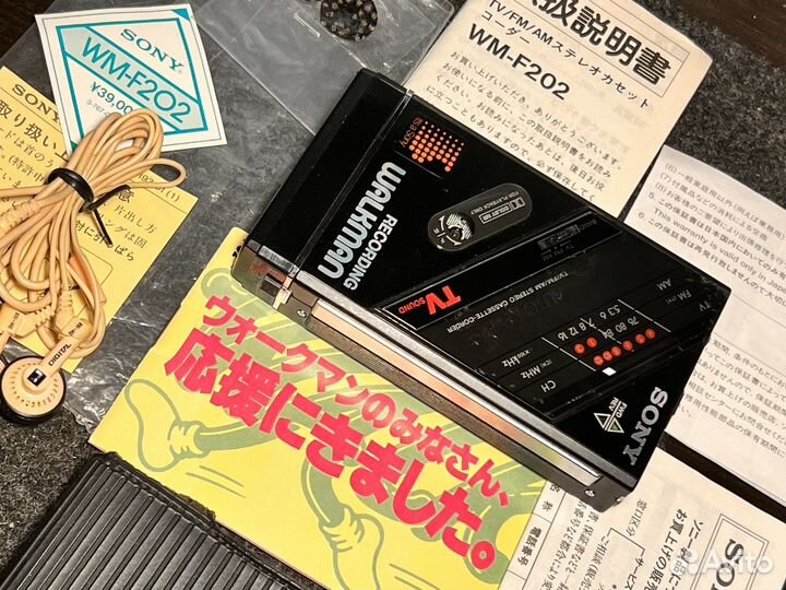 Sony walkman wm-f202 Japan кассетный плеер