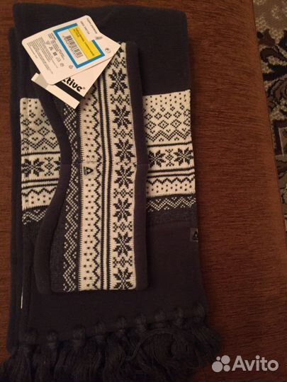 Набор подарочный жаккард повязка+шарф