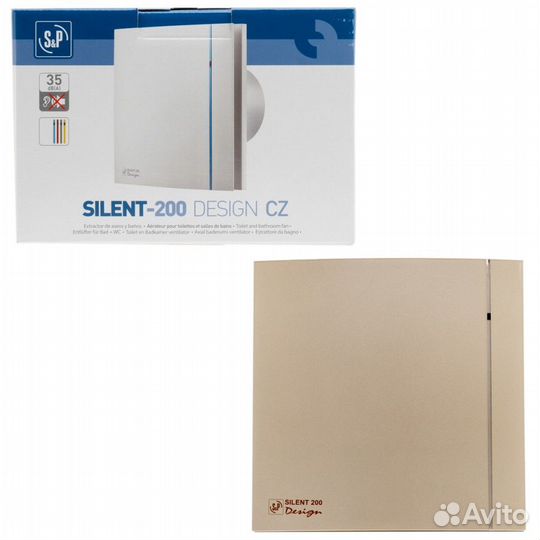 Вентилятор вытяжной Soler Palau silent-200 CZ cham