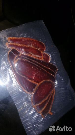 Бастурма из лосятины, говядины