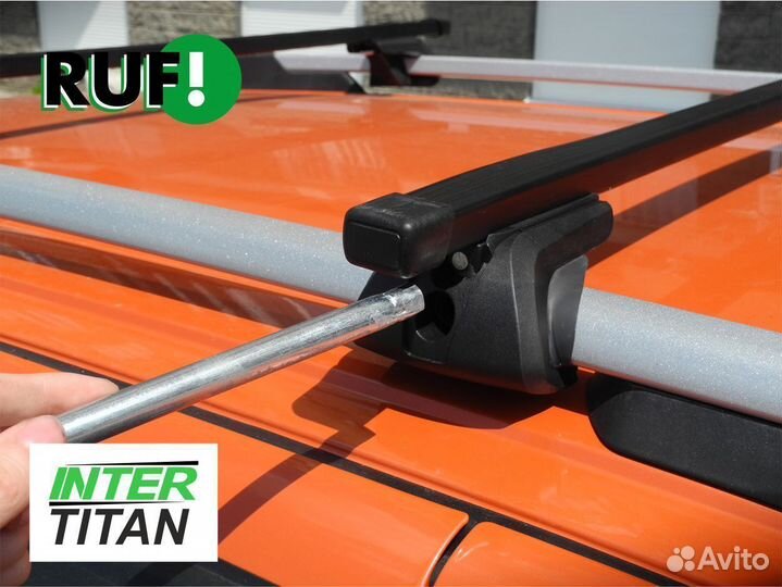 Багажник на рейлинги Peugeot inter titan Квадрат