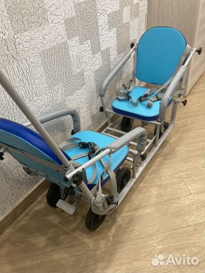 Санки коляска для двойни