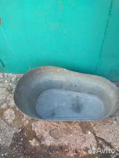 Ванна оцинкованная старинная