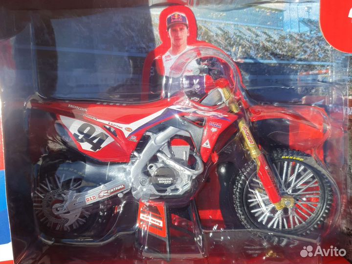 Модель мотоцикла Хонда CRF-450R 1:12 KEN roczen 94