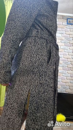 Пальто женское демисезонное 44 46 длинное