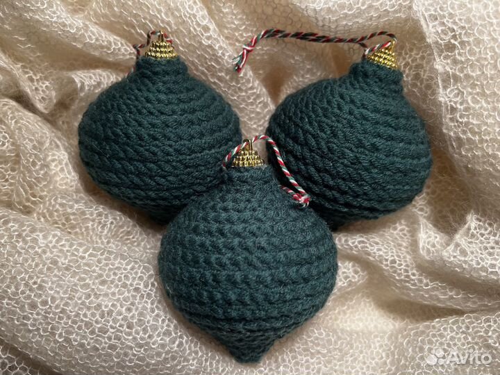 Елочные игрушки ручной работы