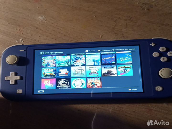 Nintendo switch lite с играми