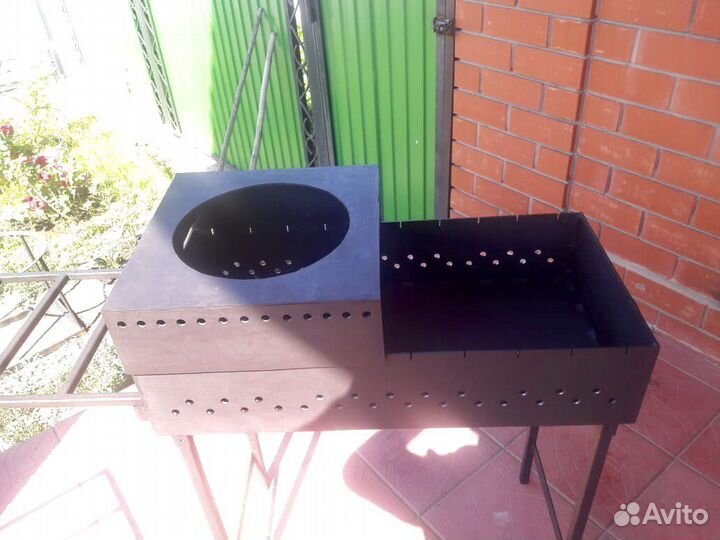 Мангал со съемным подказанником