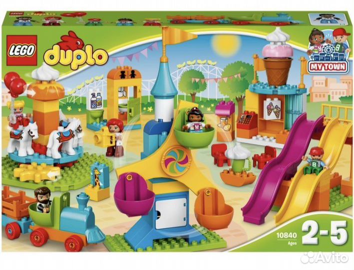Lego duplo 10840 Большой парк аттракционов