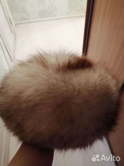 Шапка женская из песца